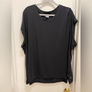 Athleta - Black - Size 2X - With Ease Tee